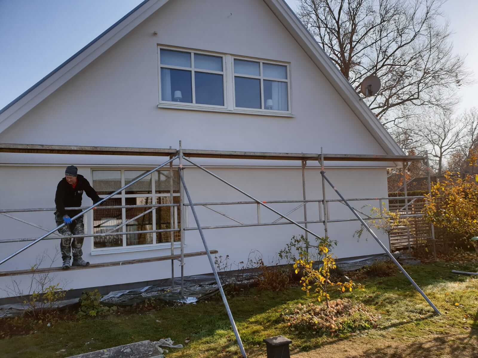 tegel och trärenovering av Blekinge fasad ab